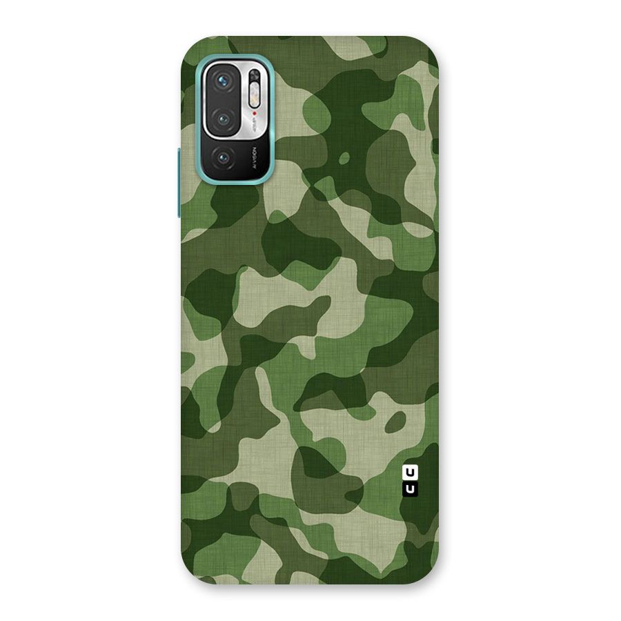 Camouflage Pattern Art Back Case for Redmi Note 10T 5G