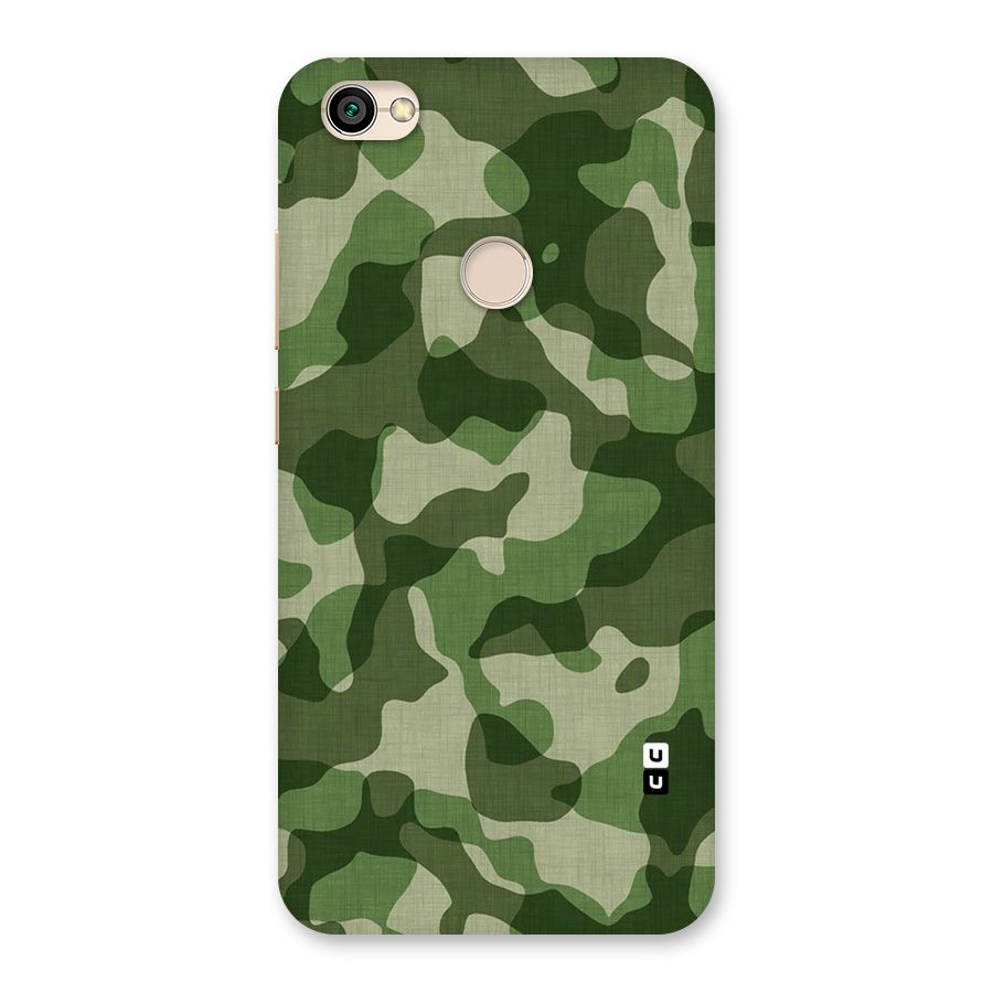 Camouflage Pattern Art Back Case for Redmi Y1 2017