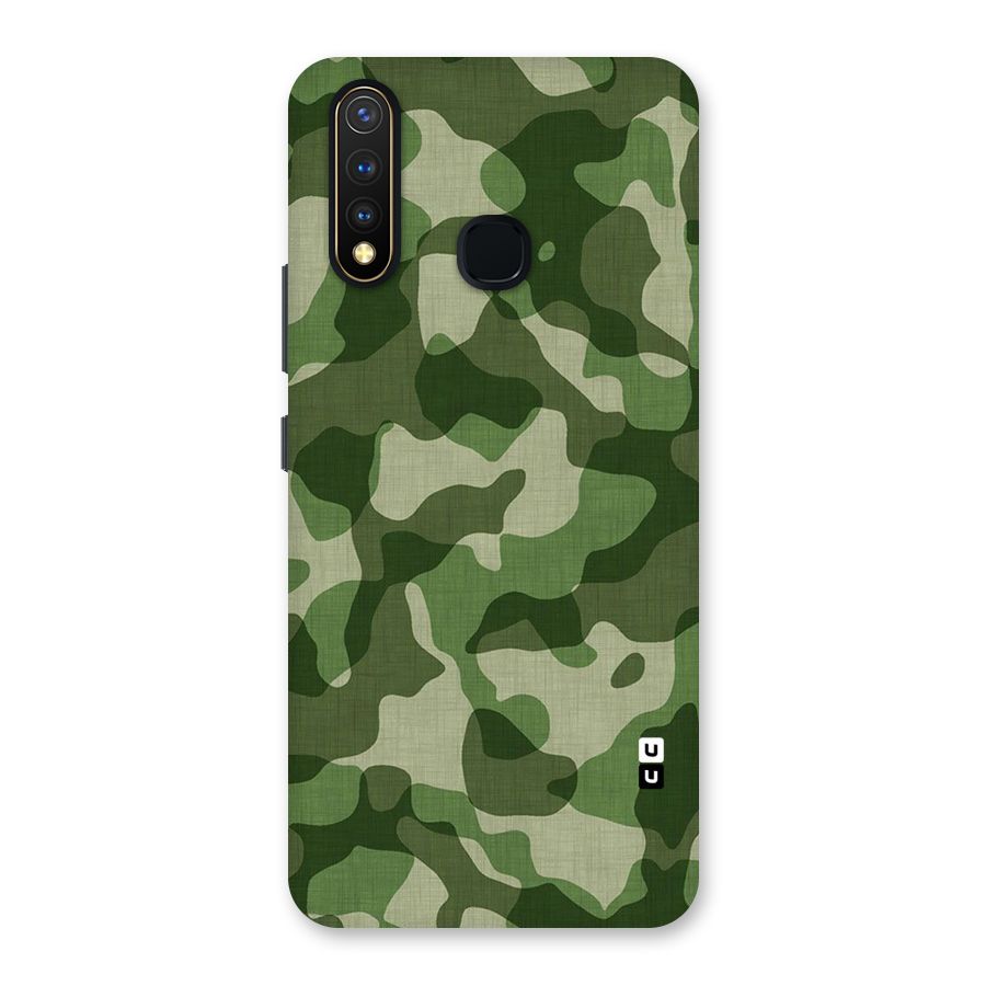 Camouflage Pattern Art Back Case for Vivo U20