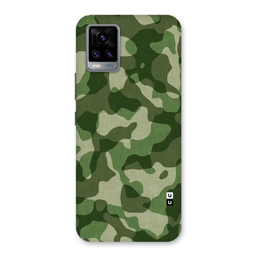 Camouflage Pattern Art Back Case for Vivo V20
