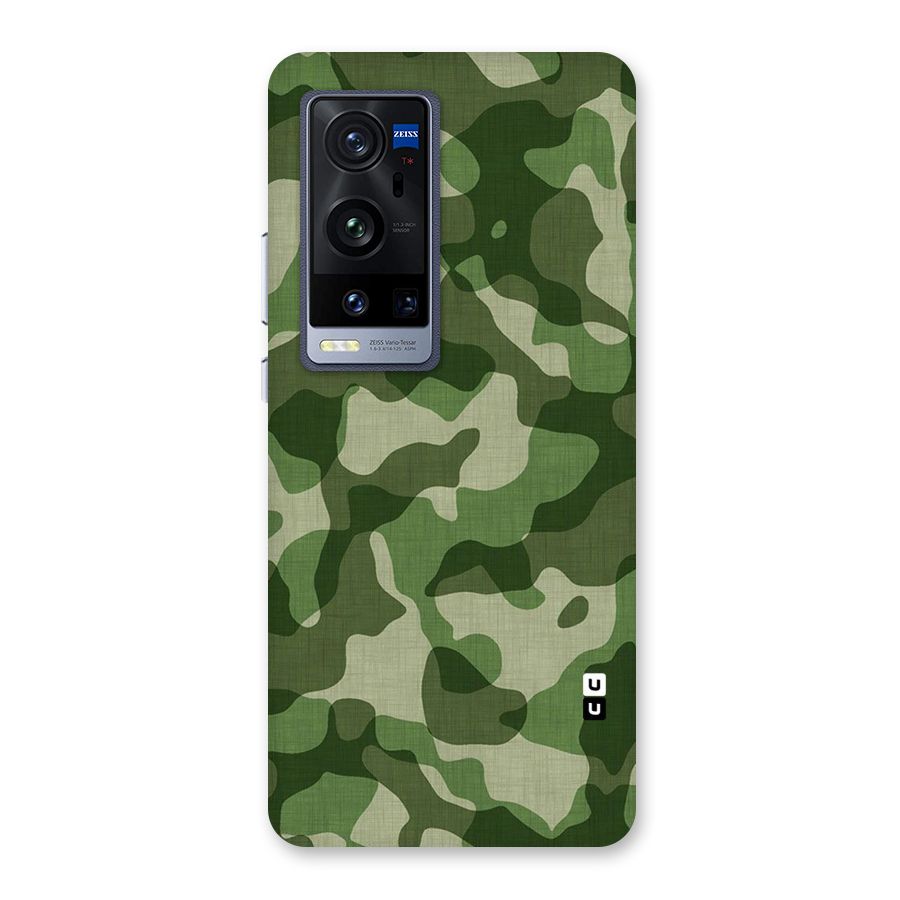 Camouflage Pattern Art Back Case for Vivo X60 Pro Plus