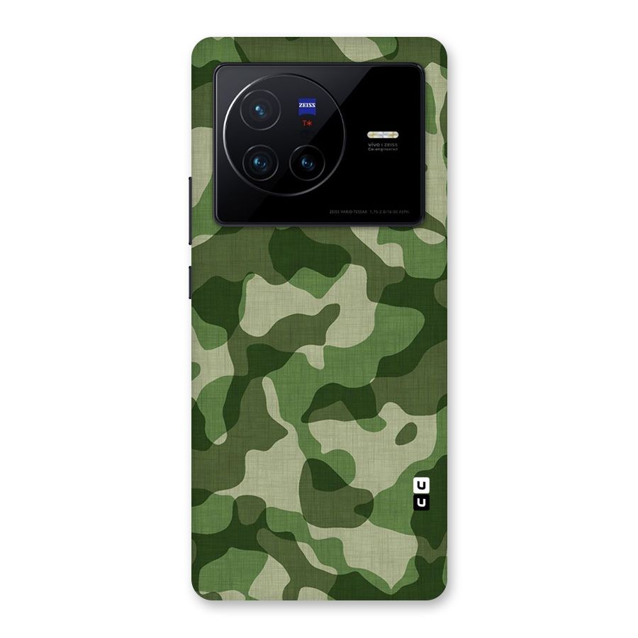 Camouflage Pattern Art Back Case for Vivo X80