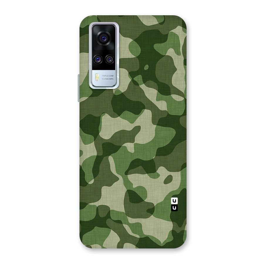 Camouflage Pattern Art Back Case for Vivo Y31