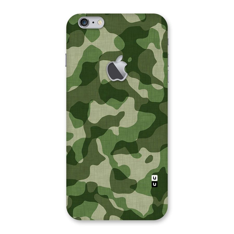 Camouflage Pattern Art Back Case for iPhone 6 Plus 6S Plus Logo Cut