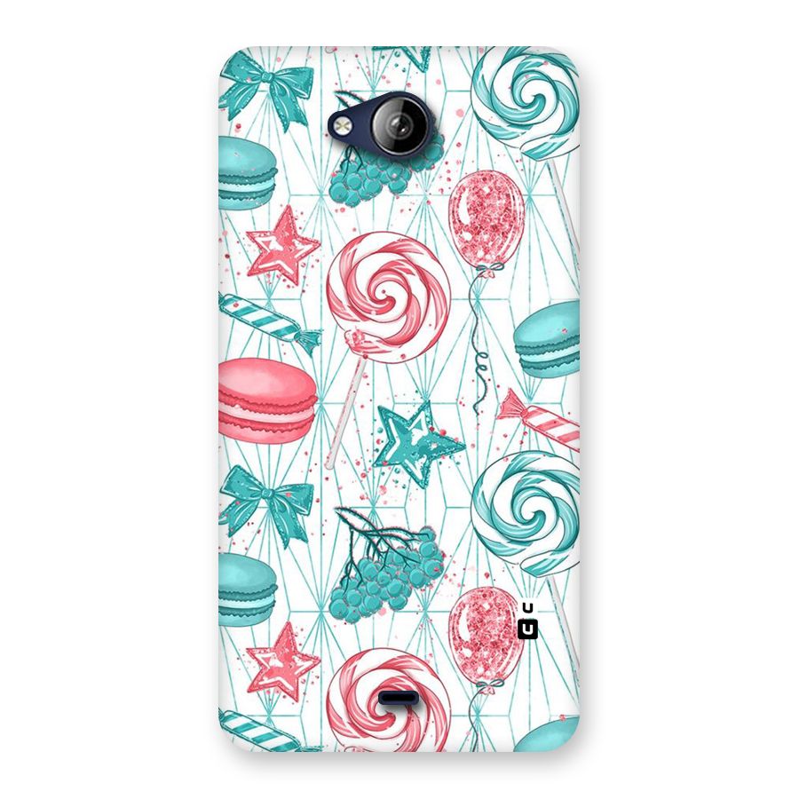 Candies And Macroons Back Case for Canvas Play Q355