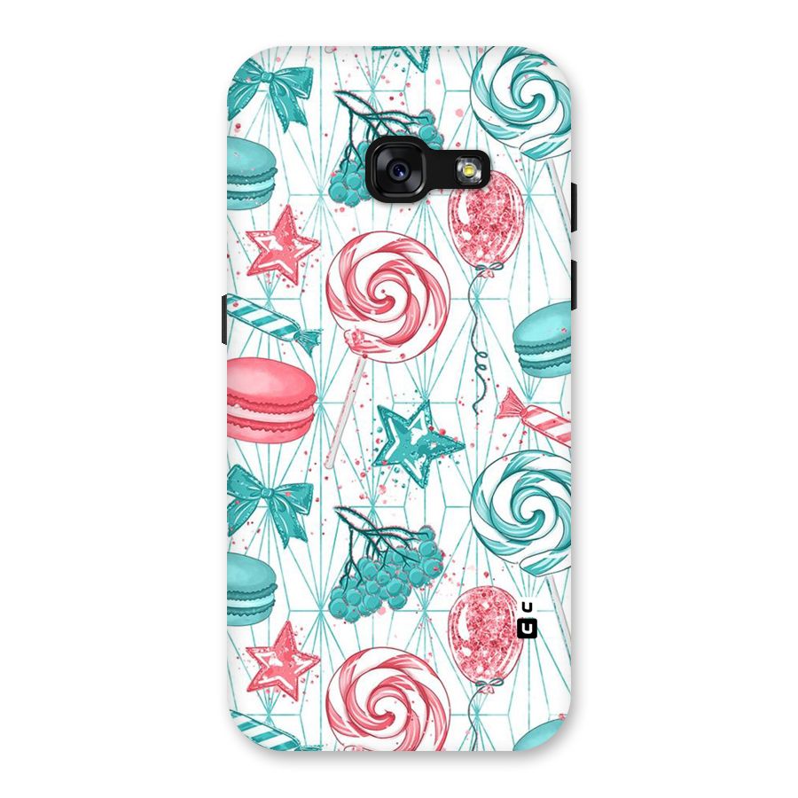 Candies And Macroons Back Case for Galaxy A3 (2017)