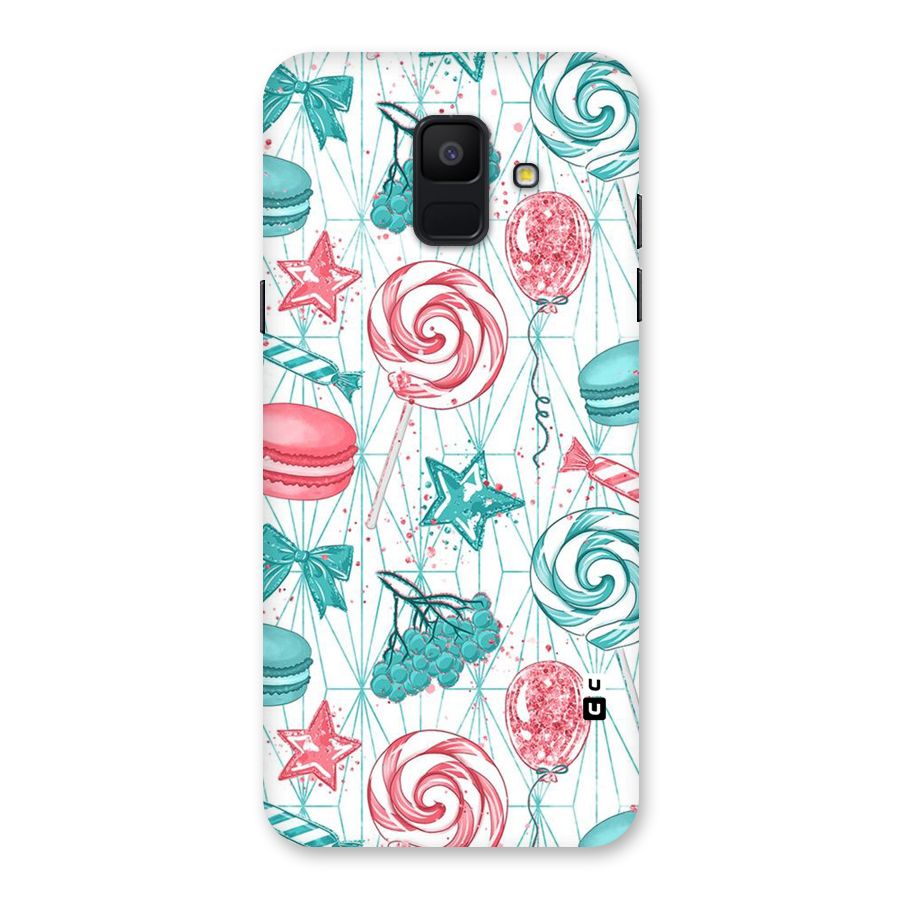 Candies And Macroons Back Case for Galaxy A6 (2018)
