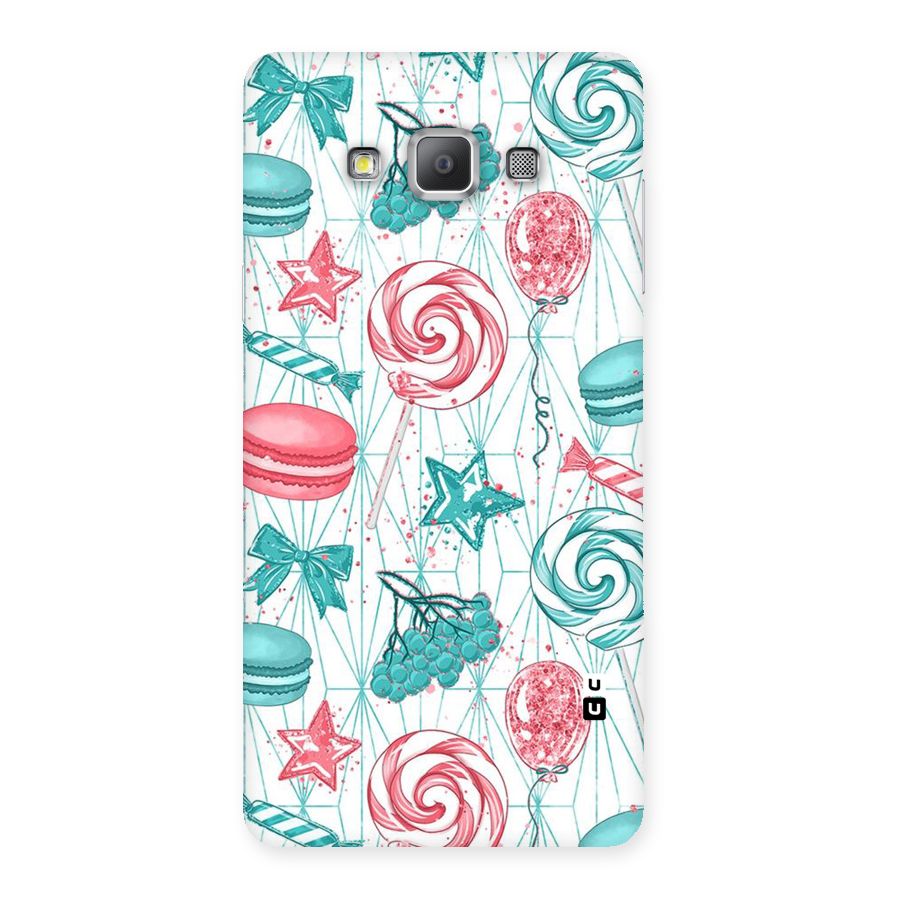 Candies And Macroons Back Case for Galaxy A7