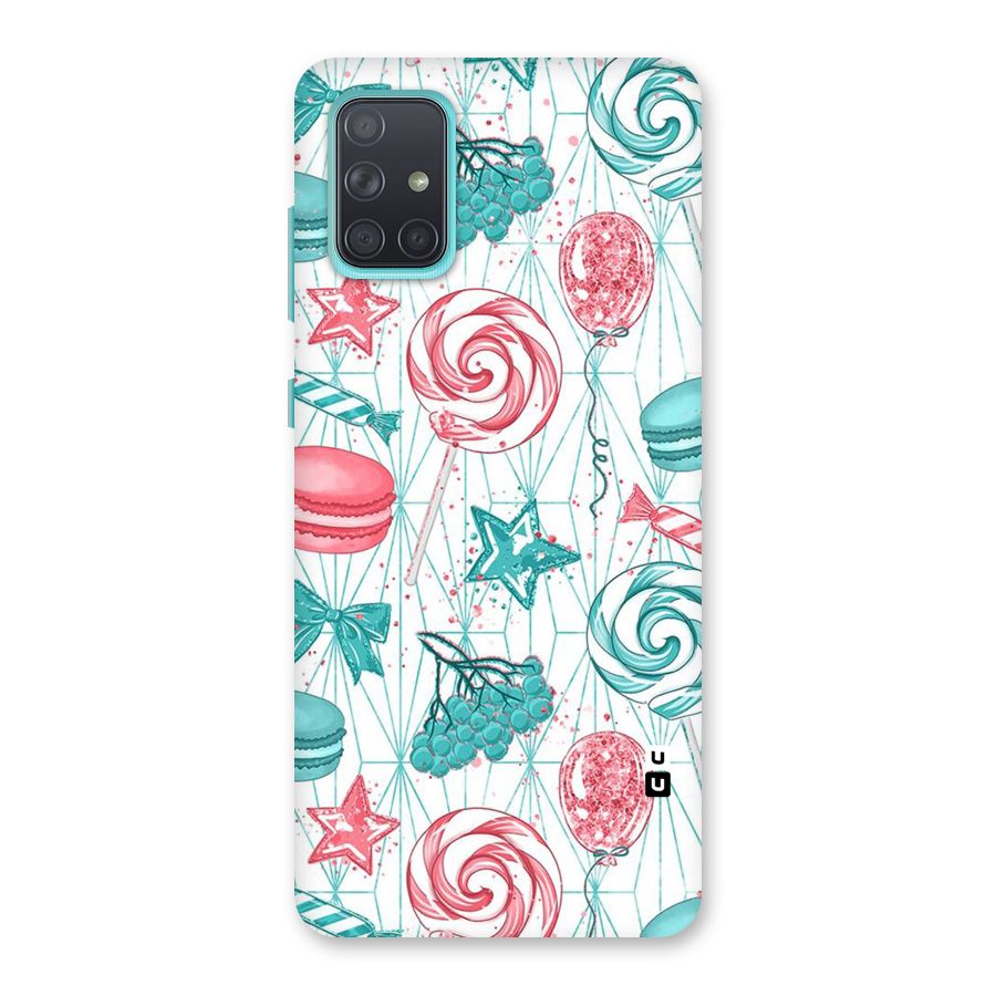Candies And Macroons Back Case for Galaxy A71