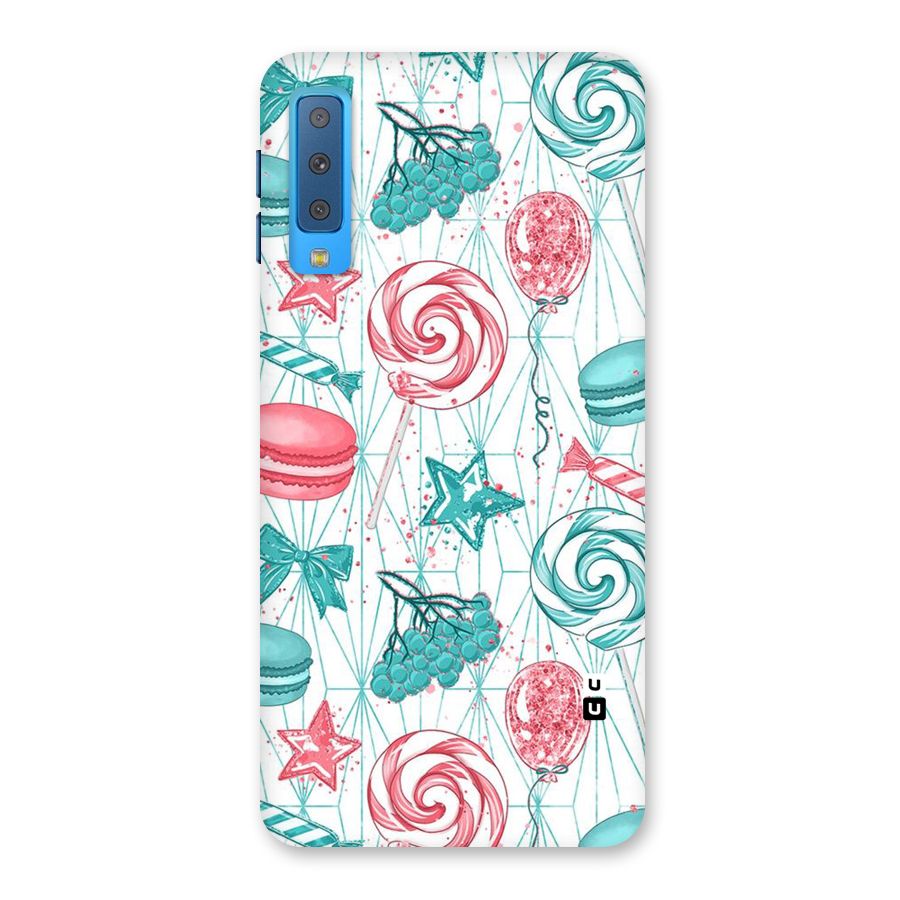 Candies And Macroons Back Case for Galaxy A7 (2018)