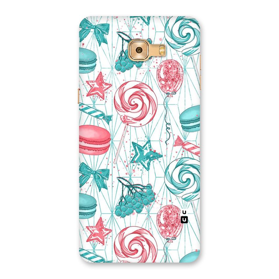 Candies And Macroons Back Case for Galaxy C9 Pro