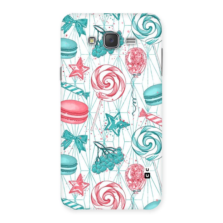 Candies And Macroons Back Case for Galaxy J7