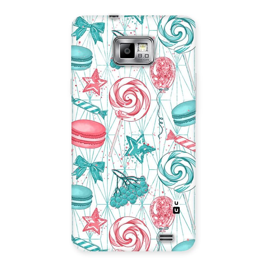 Candies And Macroons Back Case for Galaxy S2