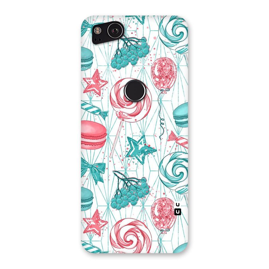Candies And Macroons Back Case for Google Pixel 2