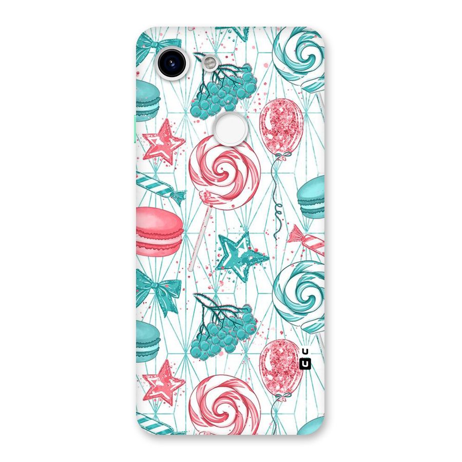 Candies And Macroons Back Case for Google Pixel 3