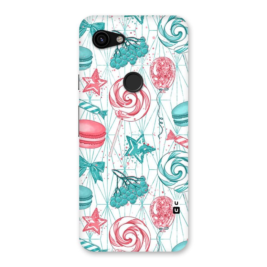 Candies And Macroons Back Case for Google Pixel 3a