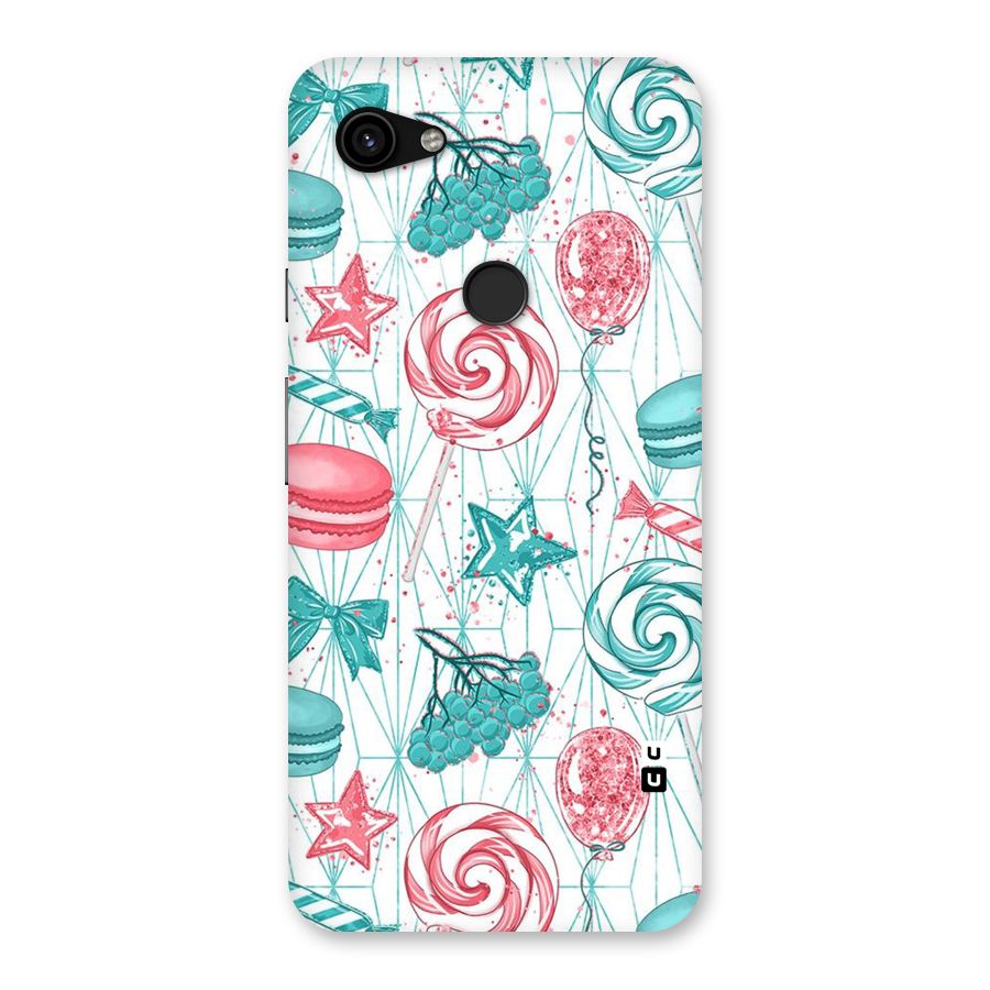 Candies And Macroons Back Case for Google Pixel 3a XL