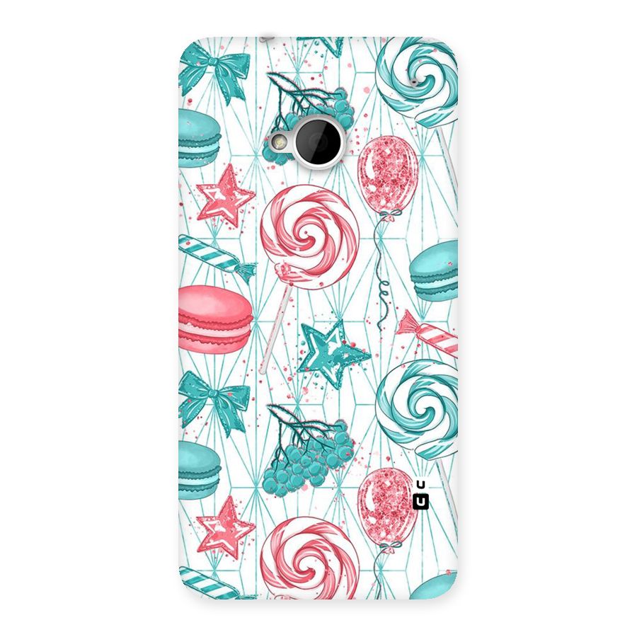 Candies And Macroons Back Case for HTC One M7