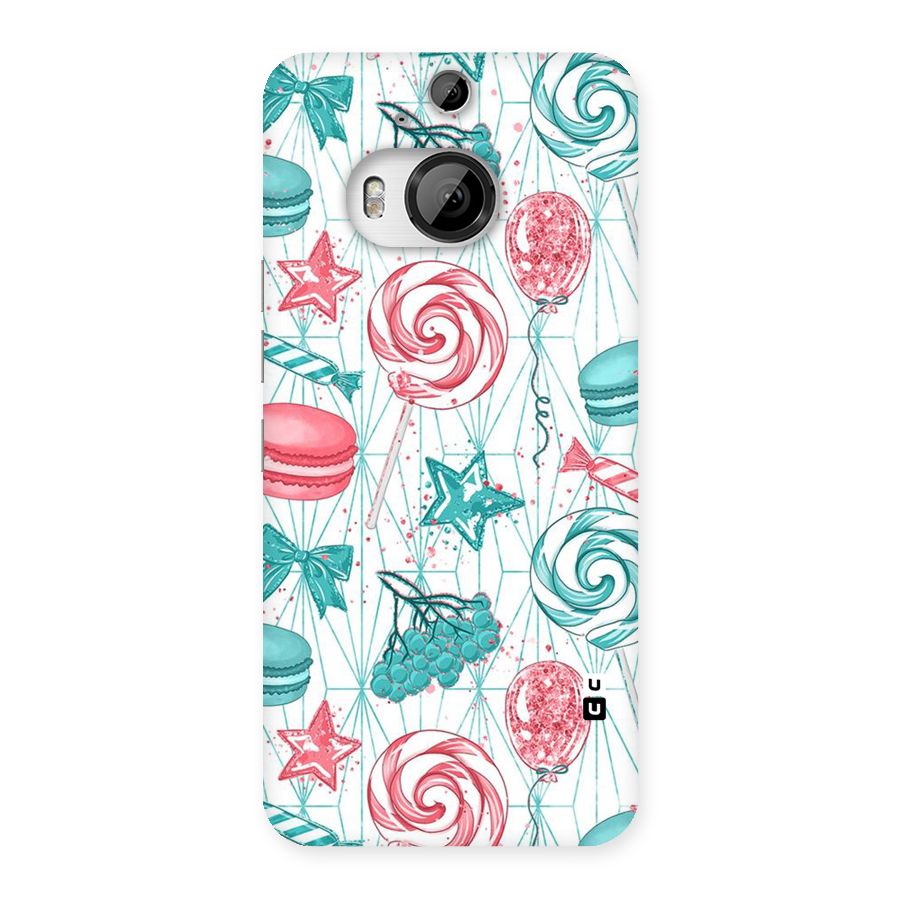 Candies And Macroons Back Case for HTC One M9 Plus
