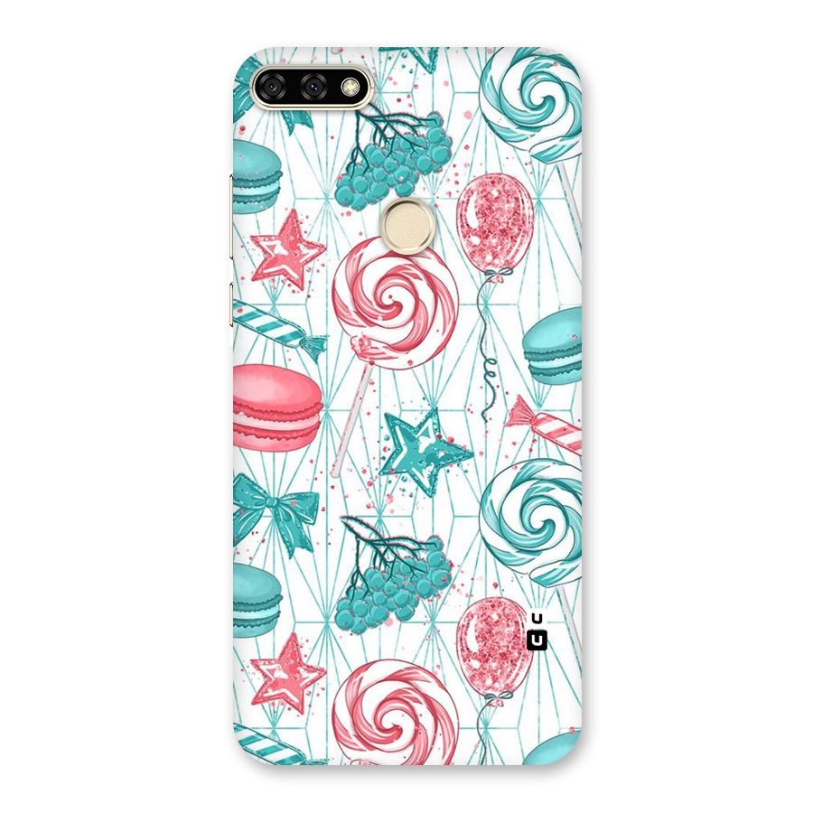 Candies And Macroons Back Case for Honor 7A