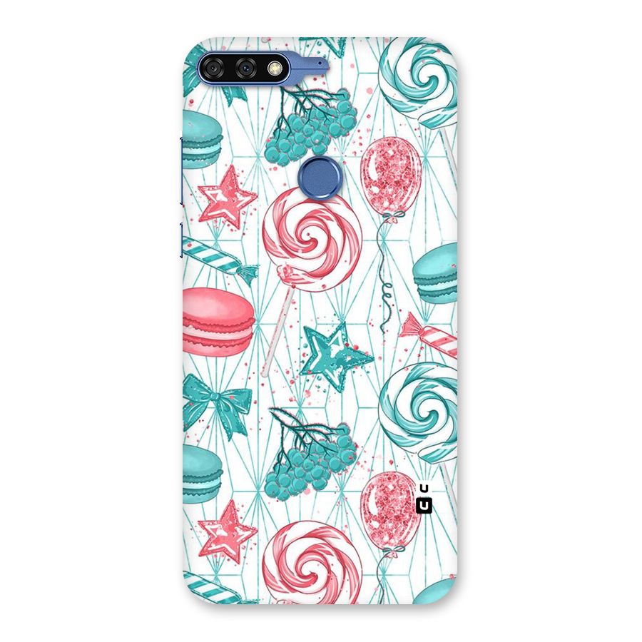 Candies And Macroons Back Case for Honor 7C