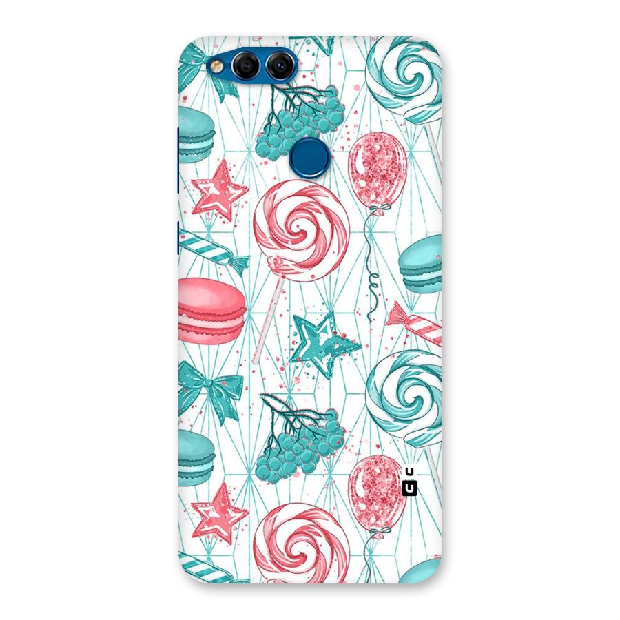 Candies And Macroons Back Case for Honor 7X