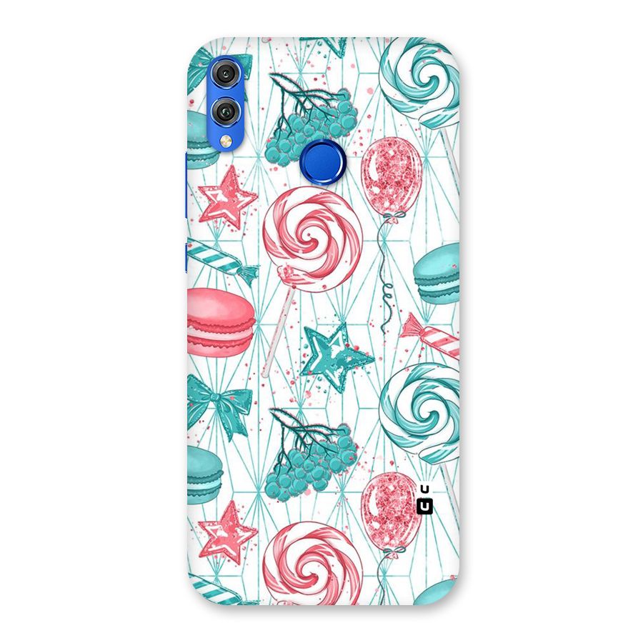 Candies And Macroons Back Case for Honor 8X
