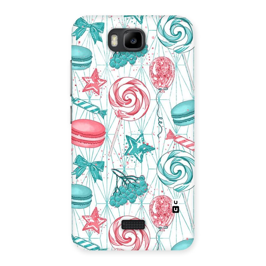 Candies And Macroons Back Case for Honor Bee