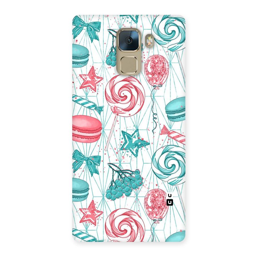 Candies And Macroons Back Case for Huawei Honor 7