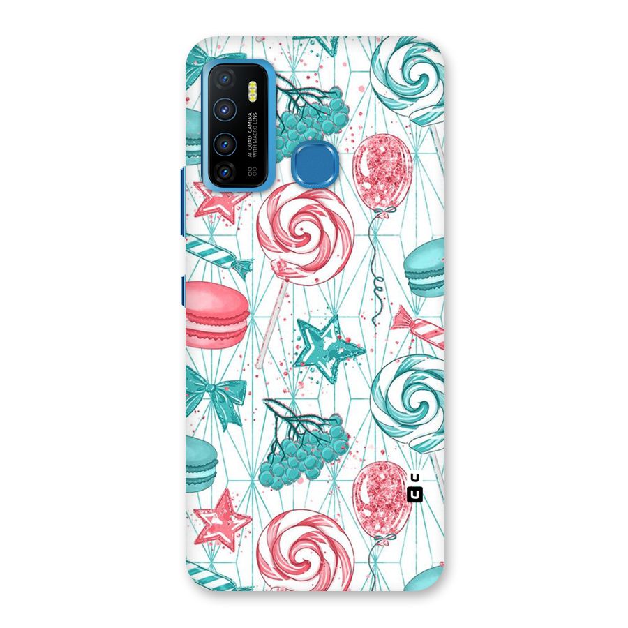 Candies And Macroons Back Case for Infinix Hot 9