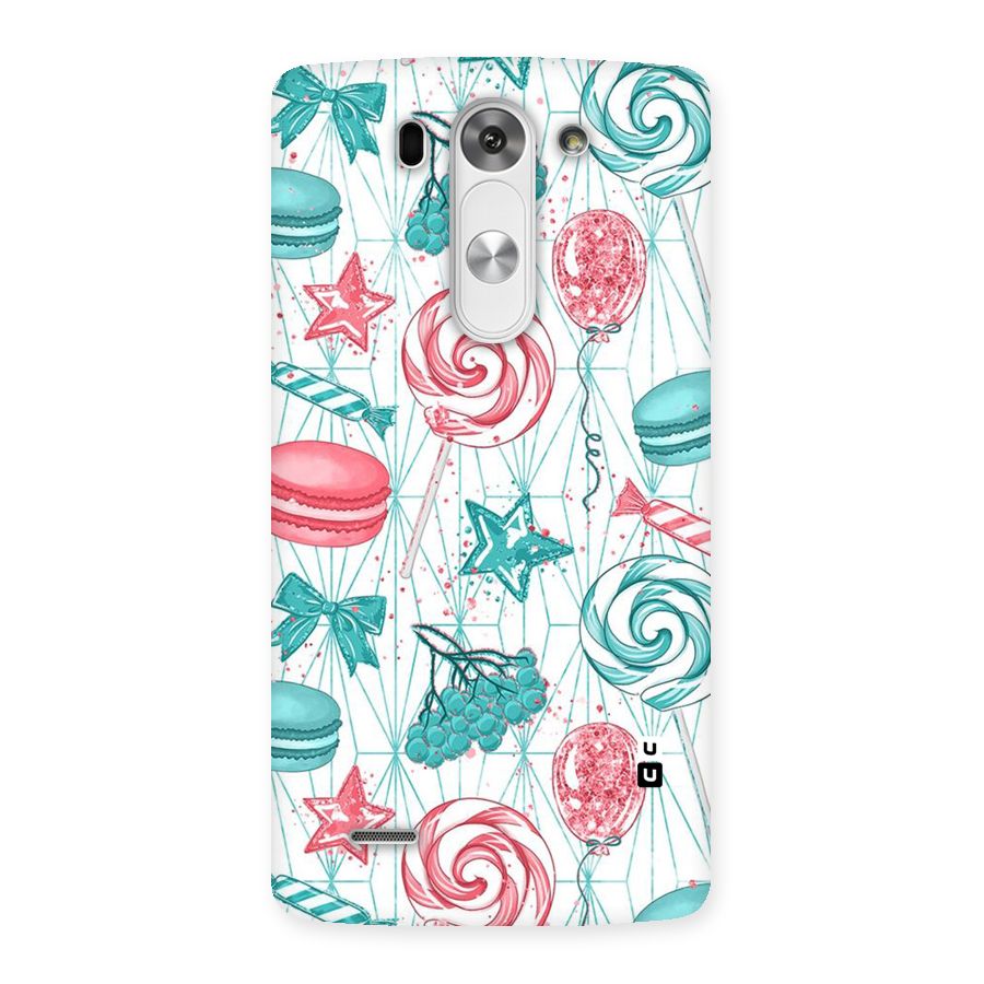 Candies And Macroons Back Case for LG G3 Beat