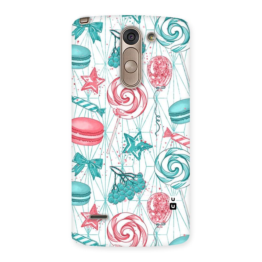 Candies And Macroons Back Case for LG G3 Stylus