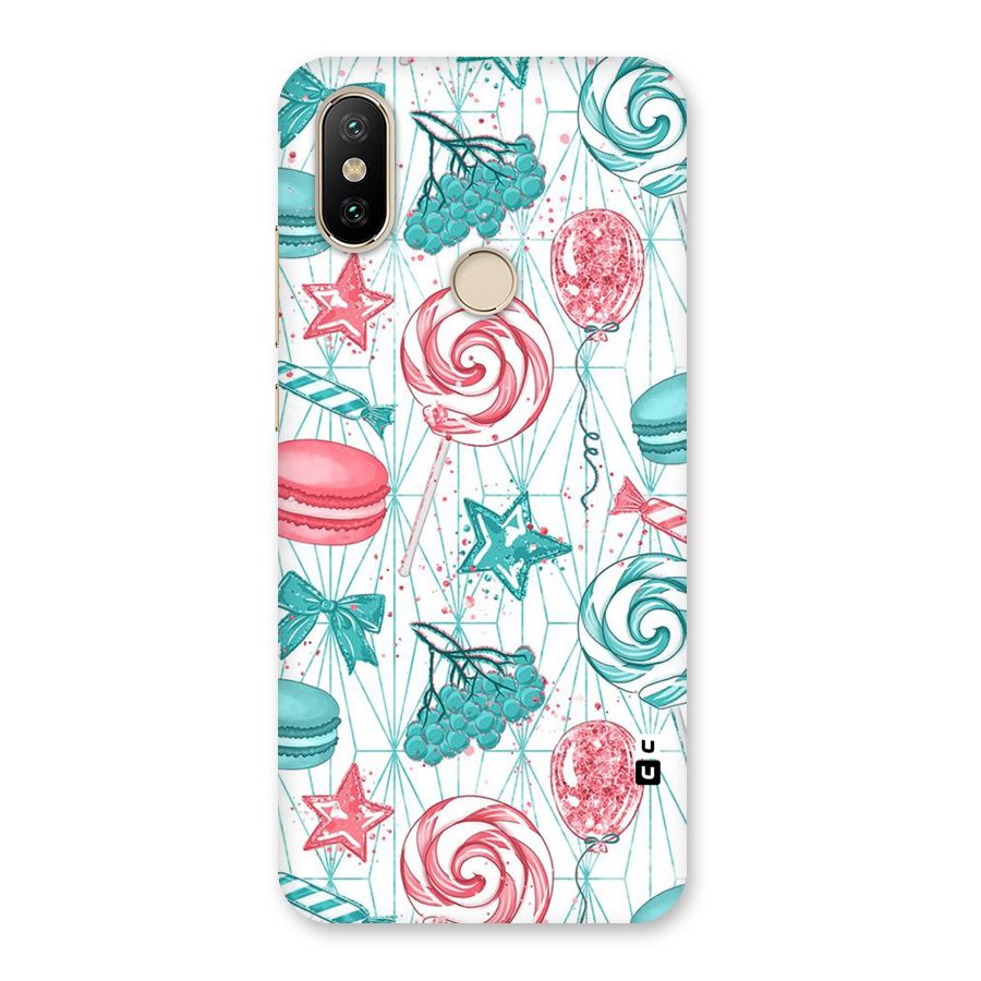 Candies And Macroons Back Case for Mi A2
