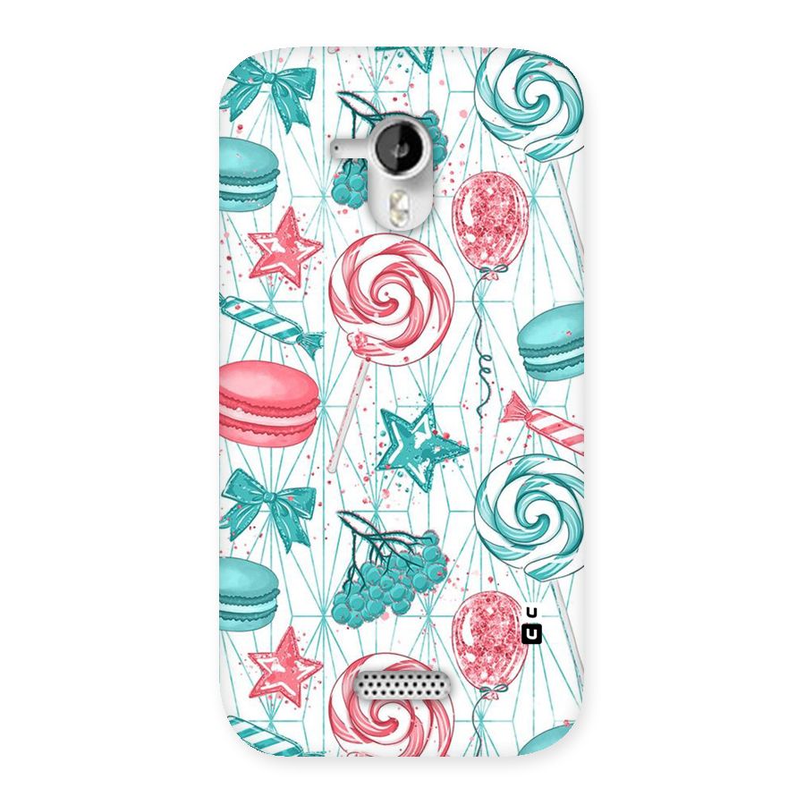Candies And Macroons Back Case for Micromax Canvas HD A116