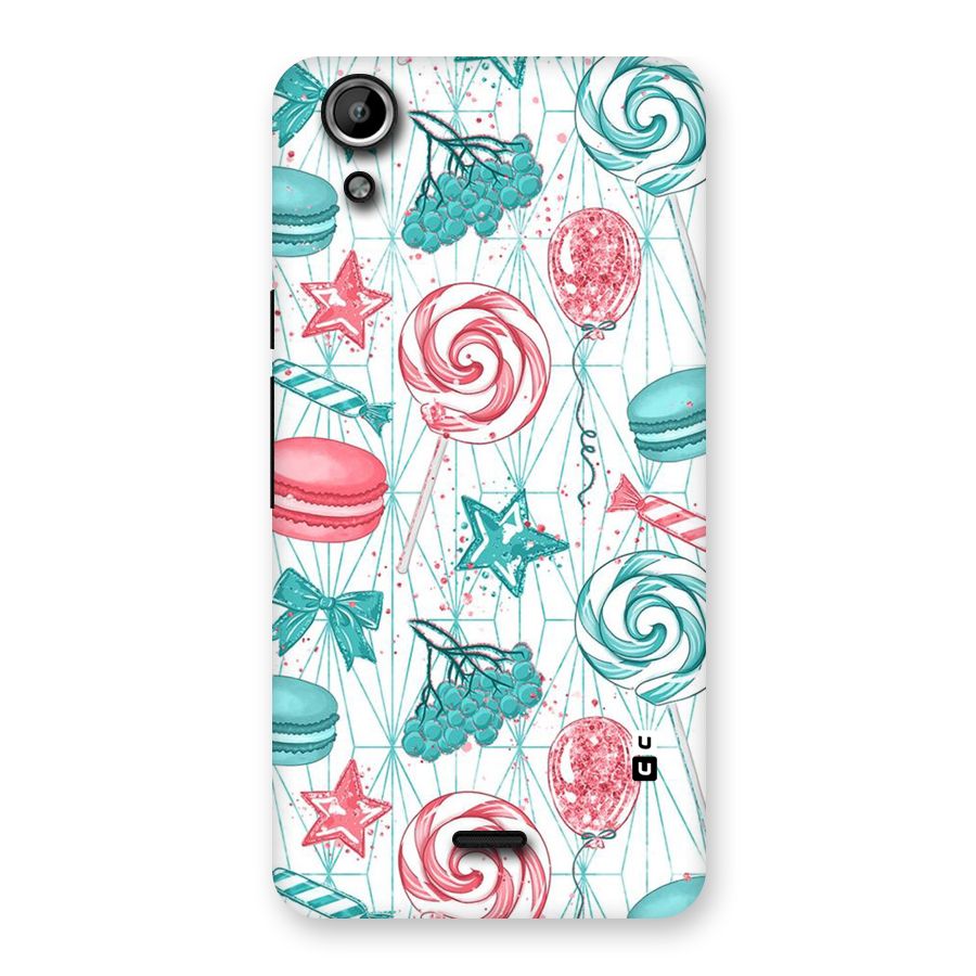 Candies And Macroons Back Case for Micromax Canvas Selfie Lens Q345