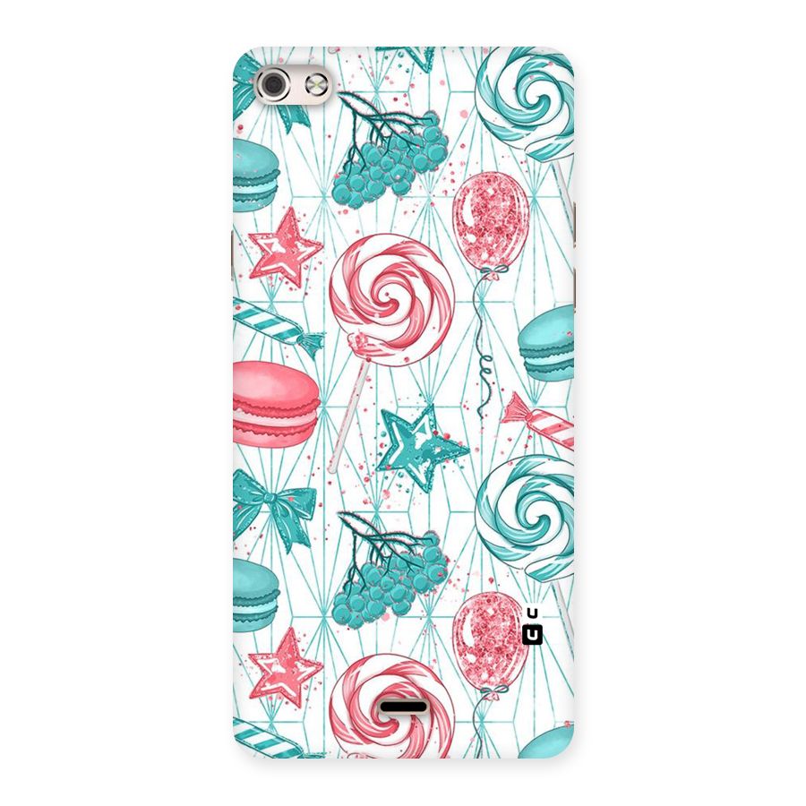 Candies And Macroons Back Case for Micromax Canvas Silver 5