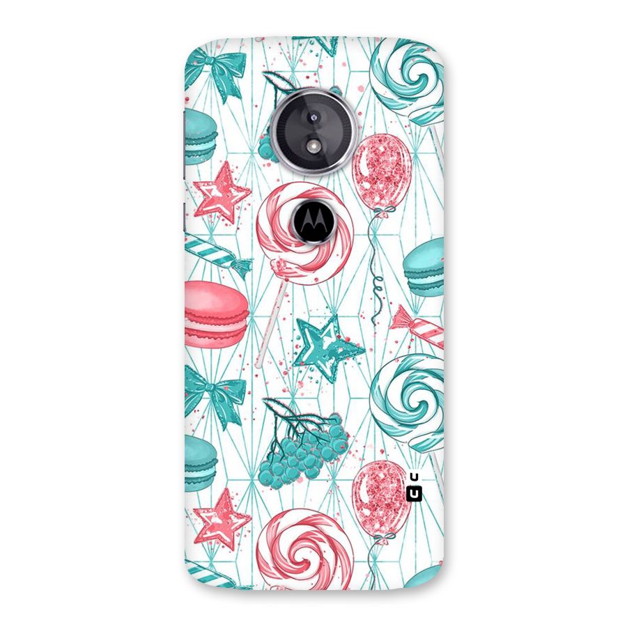 Candies And Macroons Back Case for Moto E5