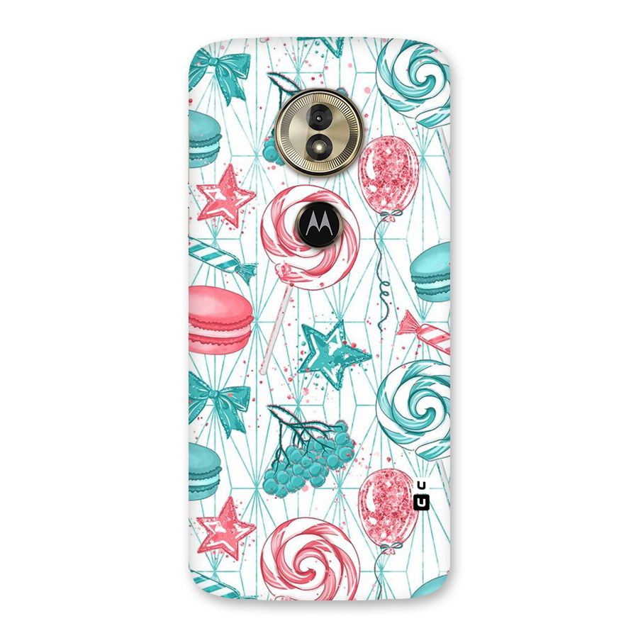 Candies And Macroons Back Case for Moto G6 Play