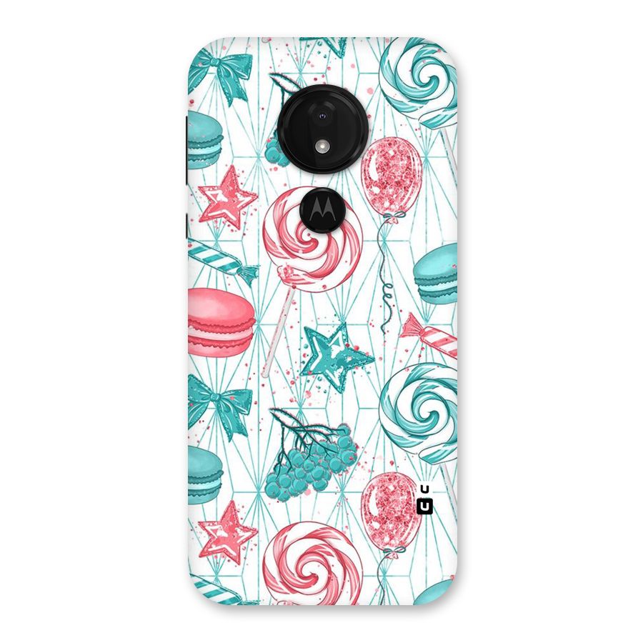 Candies And Macroons Back Case for Moto G7 Power