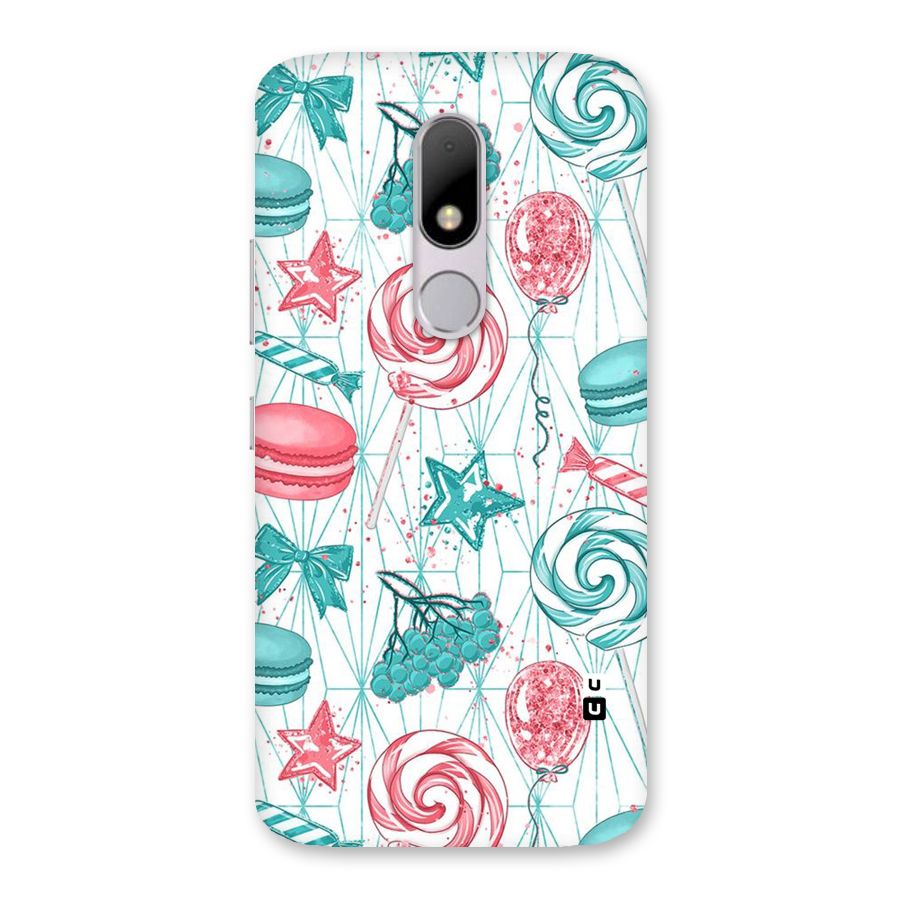 Candies And Macroons Back Case for Moto M