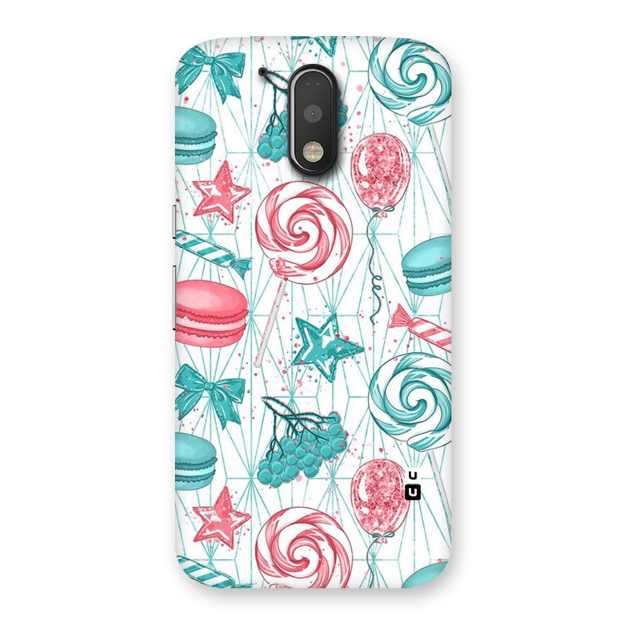 Candies And Macroons Back Case for Motorola Moto G4 Plus