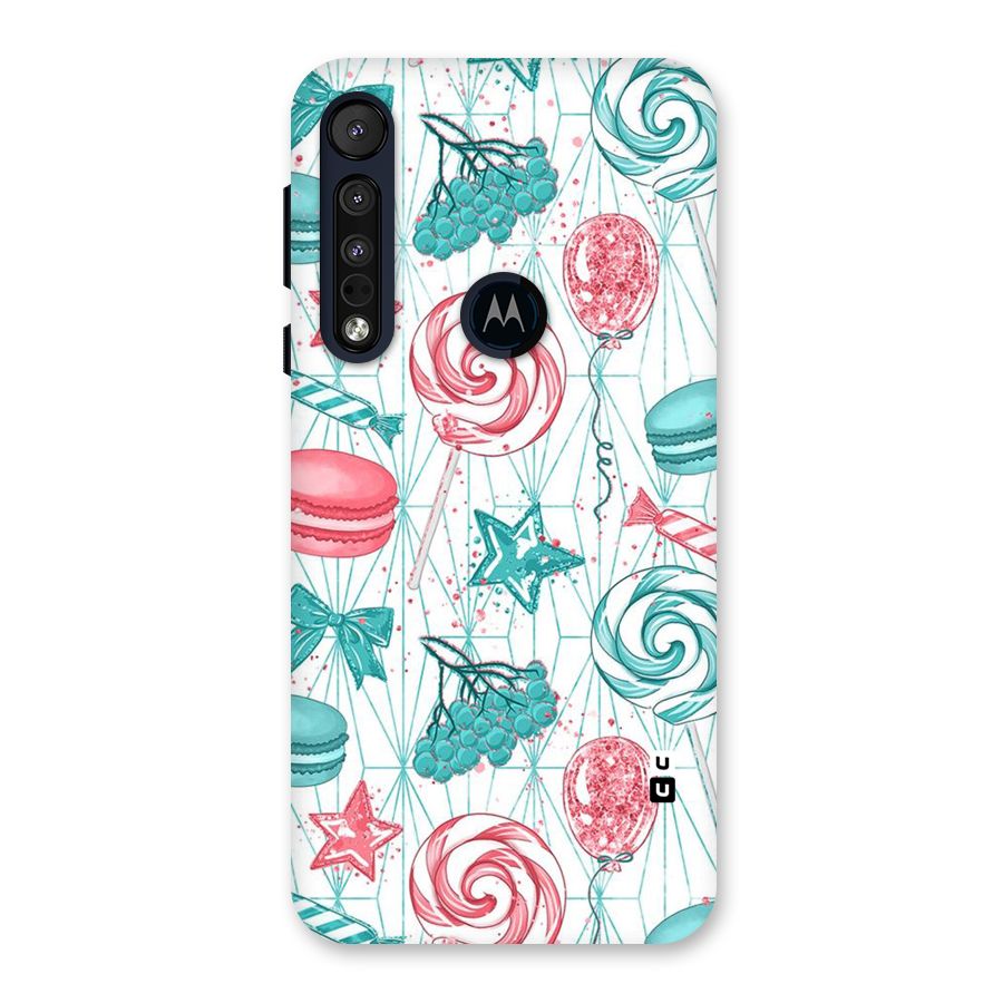 Candies And Macroons Back Case for Motorola One Macro