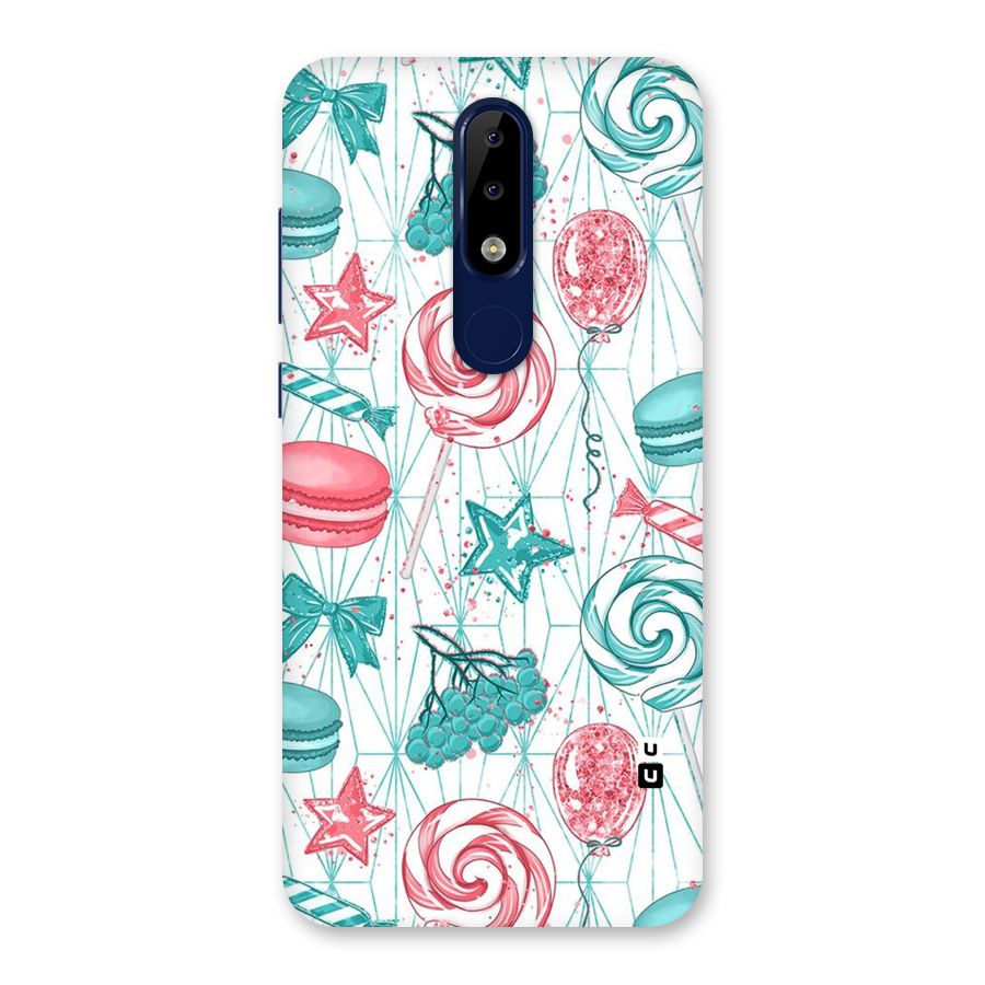 Candies And Macroons Back Case for Nokia 5.1 Plus