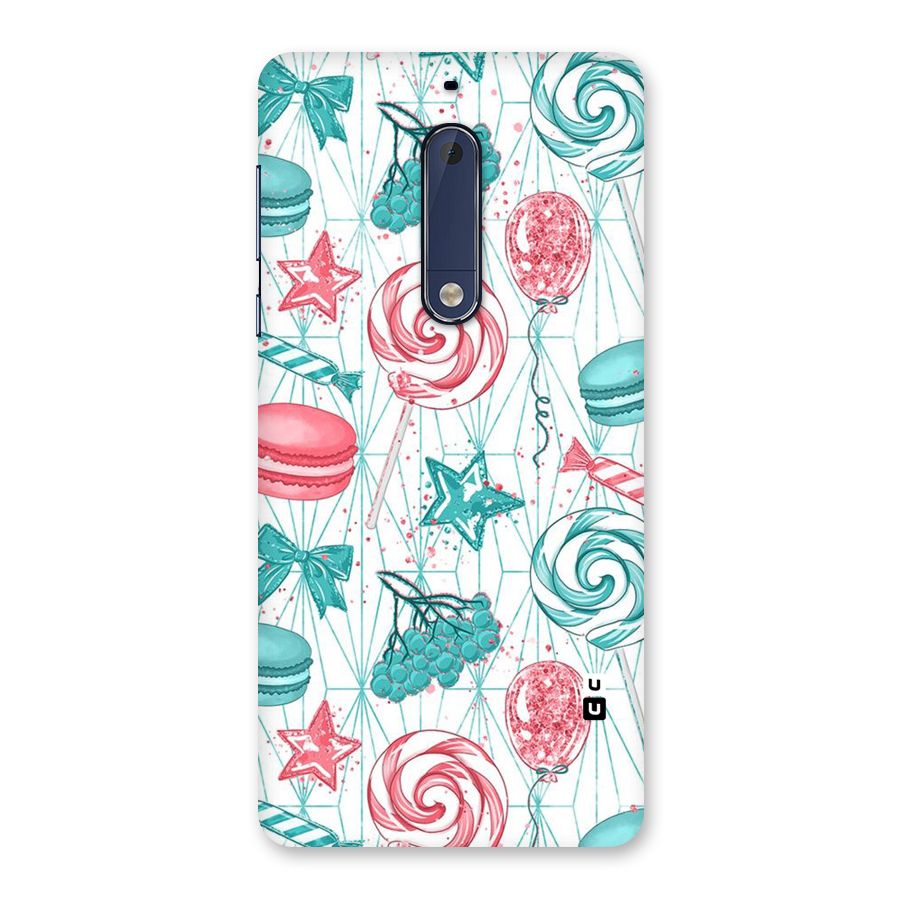Candies And Macroons Back Case for Nokia 5