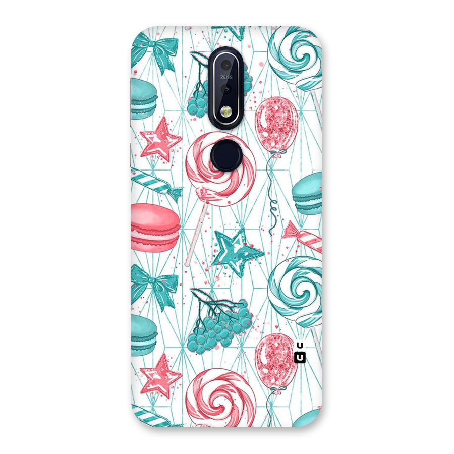 Candies And Macroons Back Case for Nokia 7.1