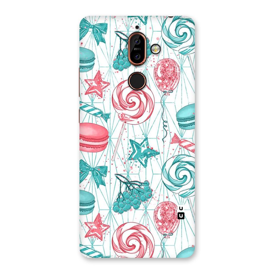 Candies And Macroons Back Case for Nokia 7 Plus