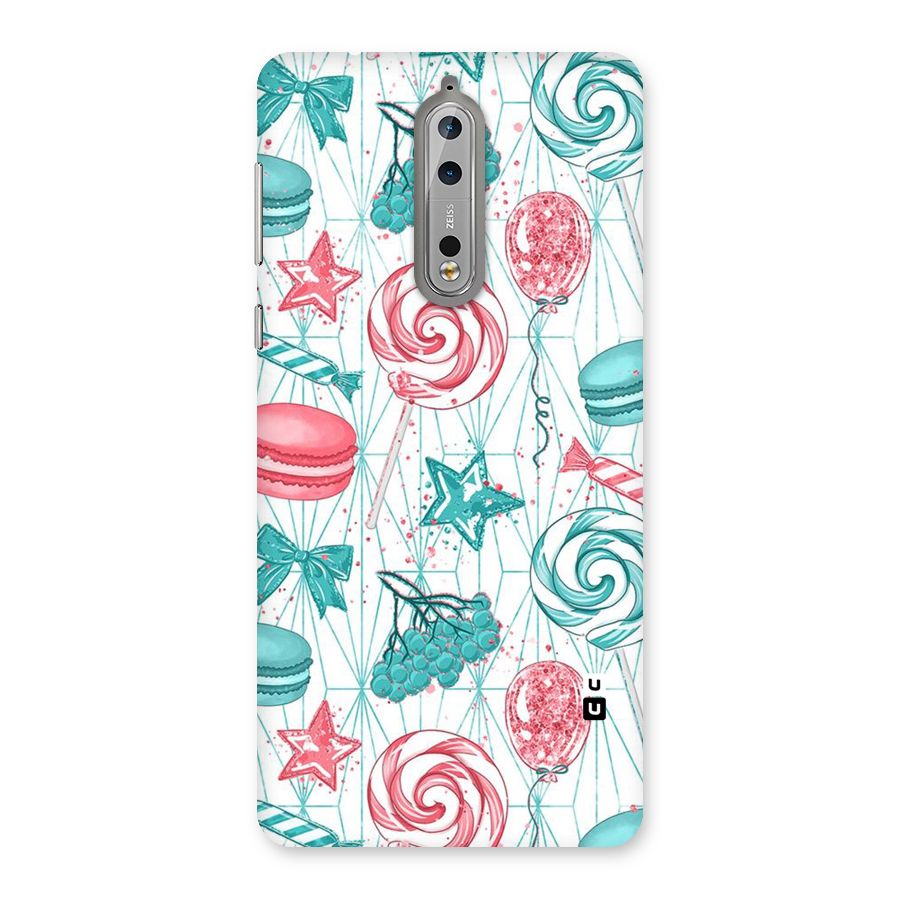 Candies And Macroons Back Case for Nokia 8
