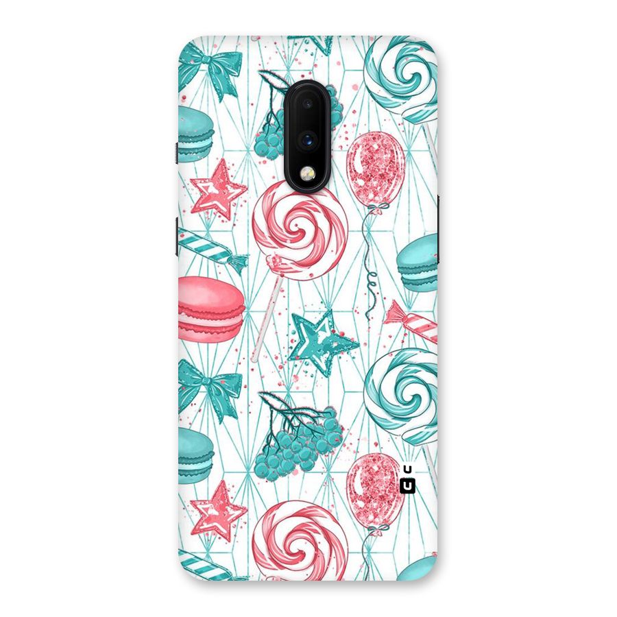 Candies And Macroons Back Case for OnePlus 7