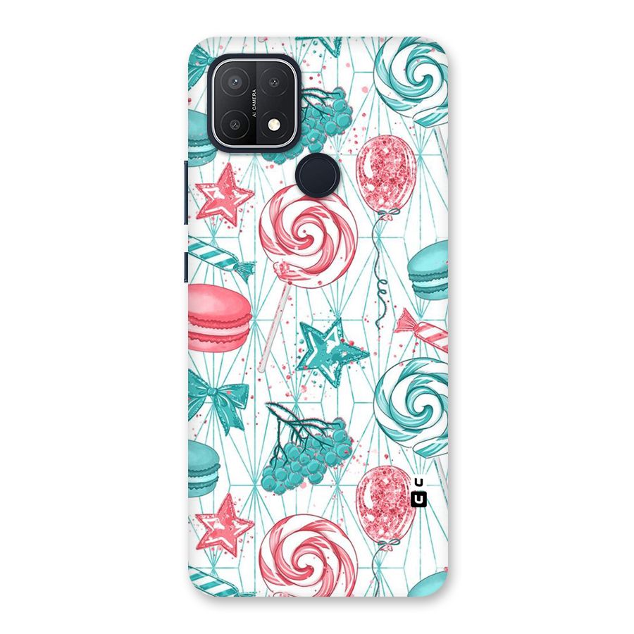 Candies And Macroons Back Case for Oppo A15s