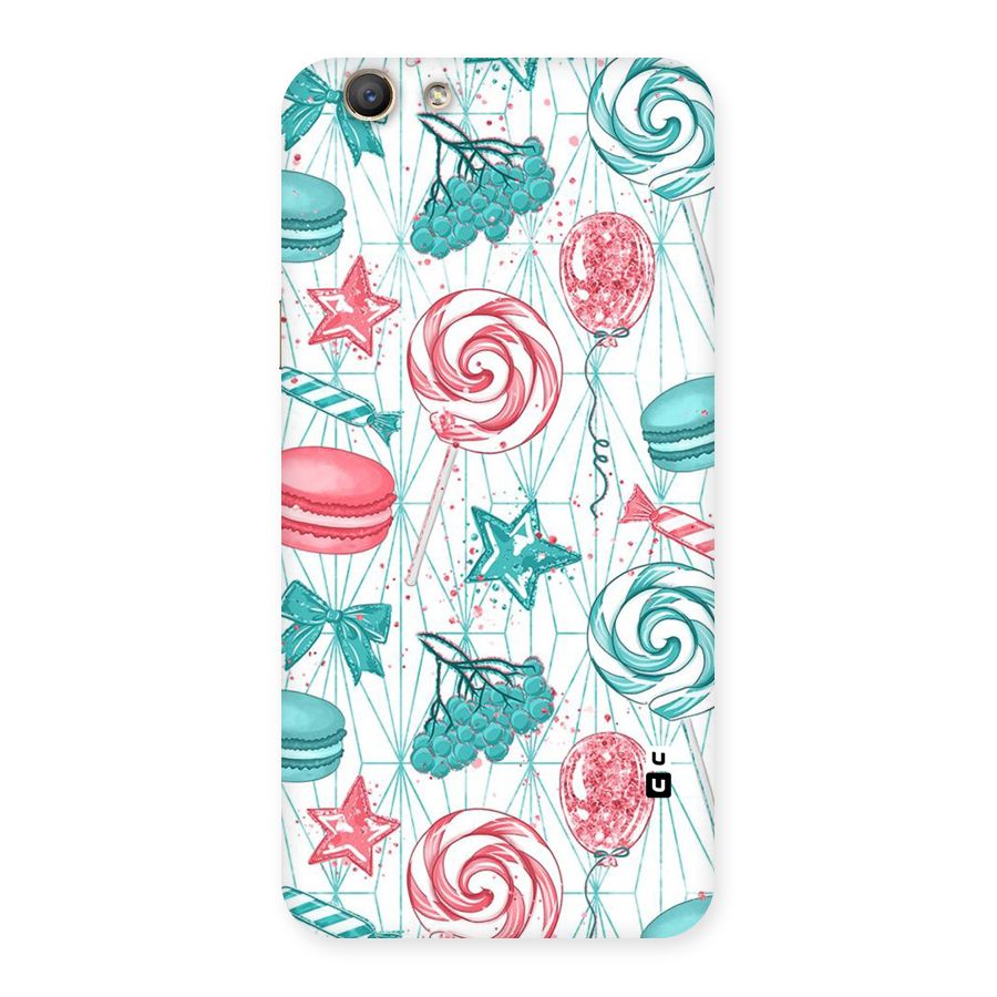 Candies And Macroons Back Case for Oppo F1s